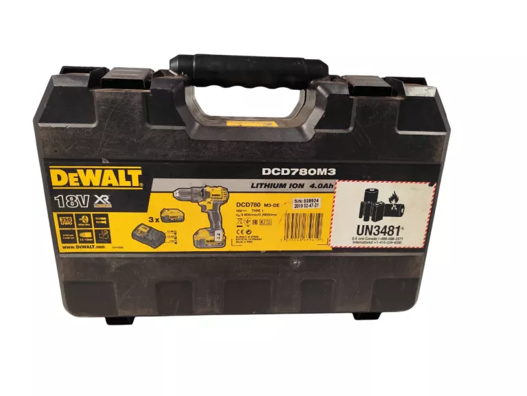 ZAKRĘTARKA UDAROWA DEWALT 18V 4.0AH