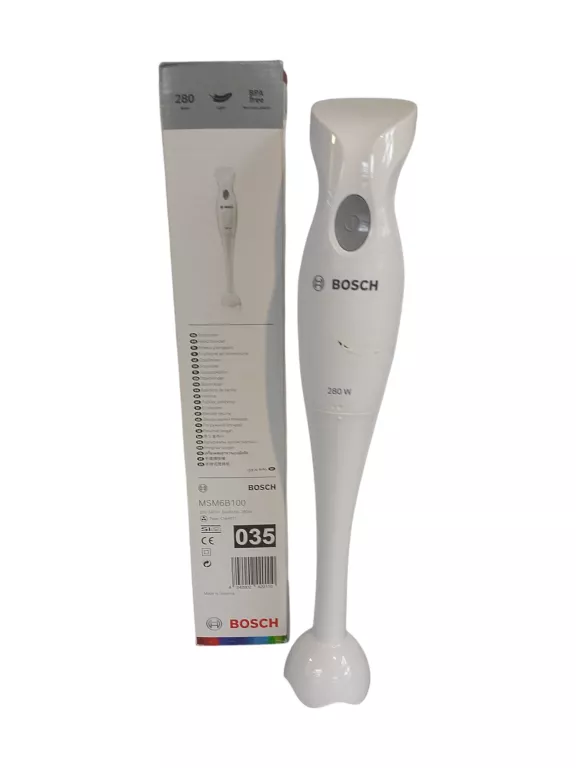 BLENDER RĘCZNY BOSCH 280W MSM6B100/02 + PUDEŁKO