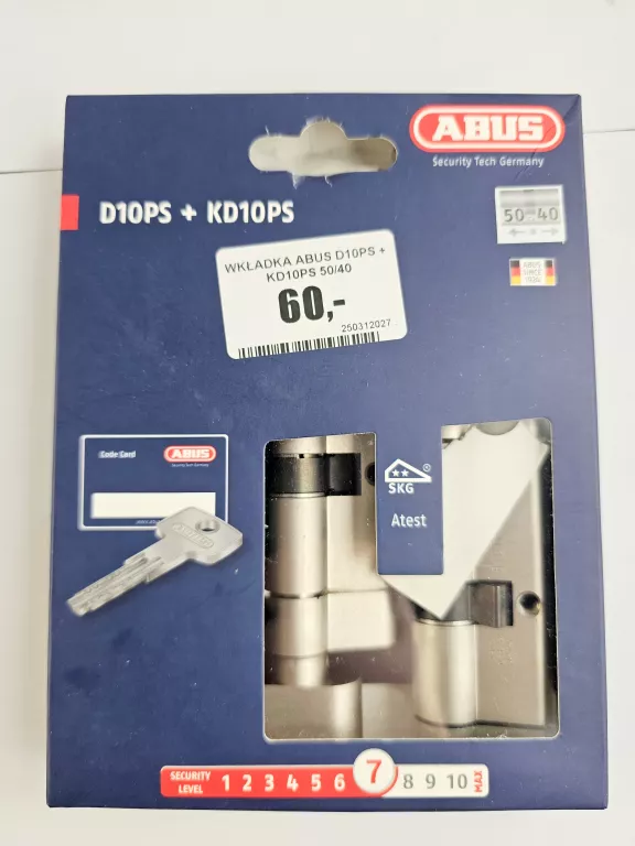 WKŁADKA ABUS D10PS + KD10PS 50/40