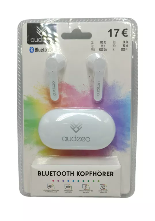 SŁUCHAWKI BLUETOOTH AUDEOO