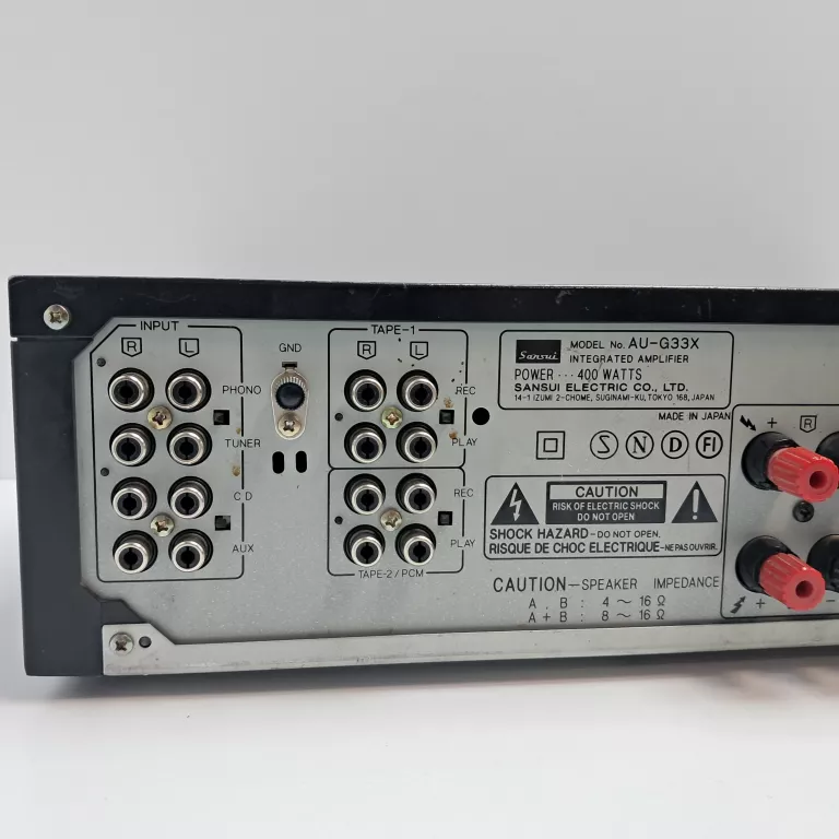 WZMACNIACZ SANSUI AU-G33X