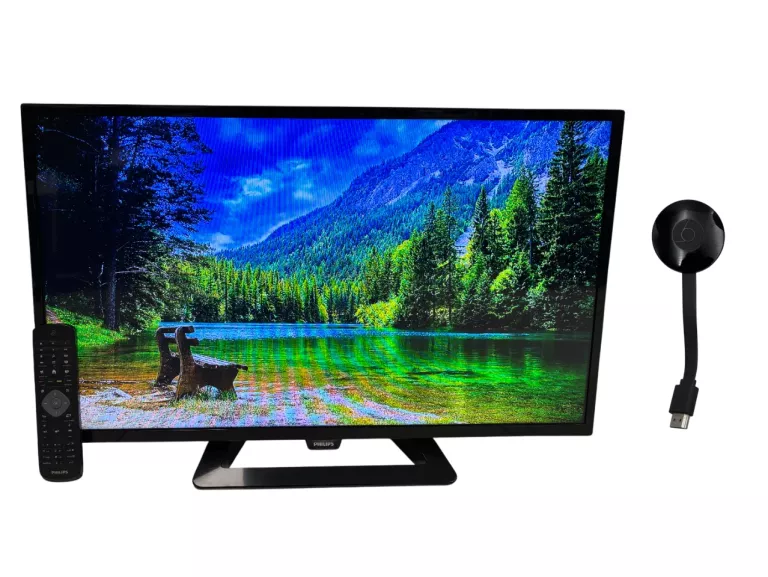 TELEWIZOR PHILIPS 32PHH4200 32" LED 50HZ + PILOT + CHROMECAST NC2-6A5