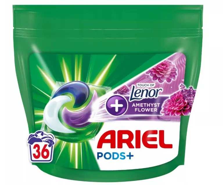 KAPSUŁKI DO PRANIA ARIEL TOUCH OF LENOR AMETHYST FLOWER - 36 SZT.