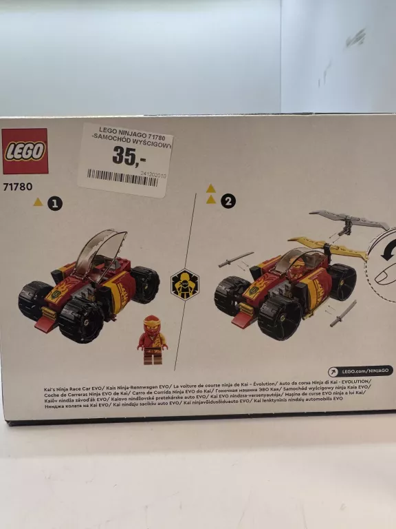 LEGO NINJAGO 71780 -SAMOCHÓD WYŚCIGOWY NINJA KAI