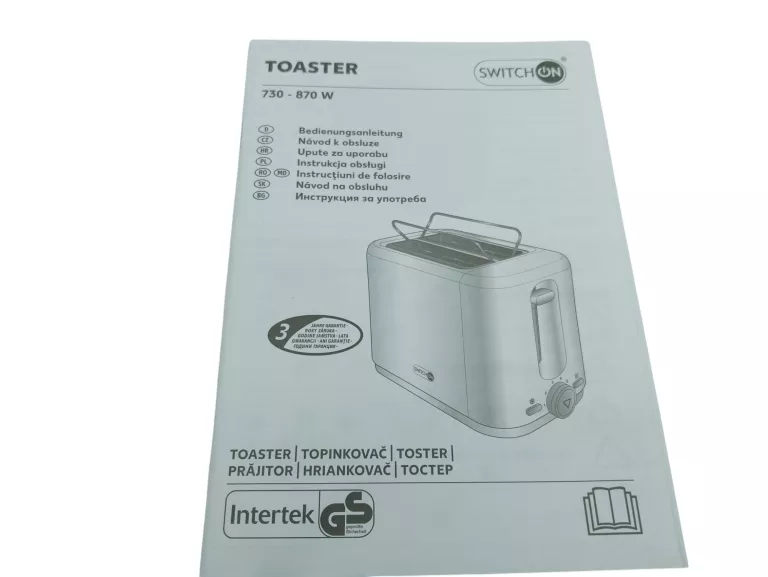TOSTER SWITCH ON TO-G0101 RÓŻOWY