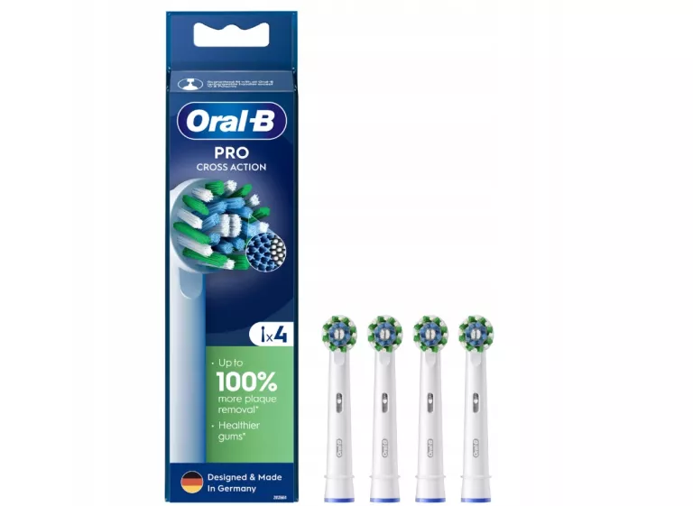 KOŃCÓWKA SZCZOTECZKI ORAL-B PRO CROSS ACTION 4SZT 8006540847770