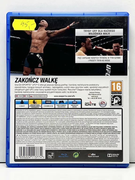 GRA PS4 UFC 2