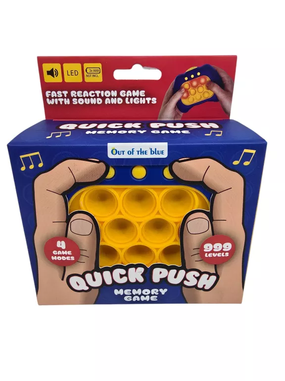 QUICK PUSH GAME GRA ZRĘCZNOŚCIOWA HIT POP IT ŻÓŁTA