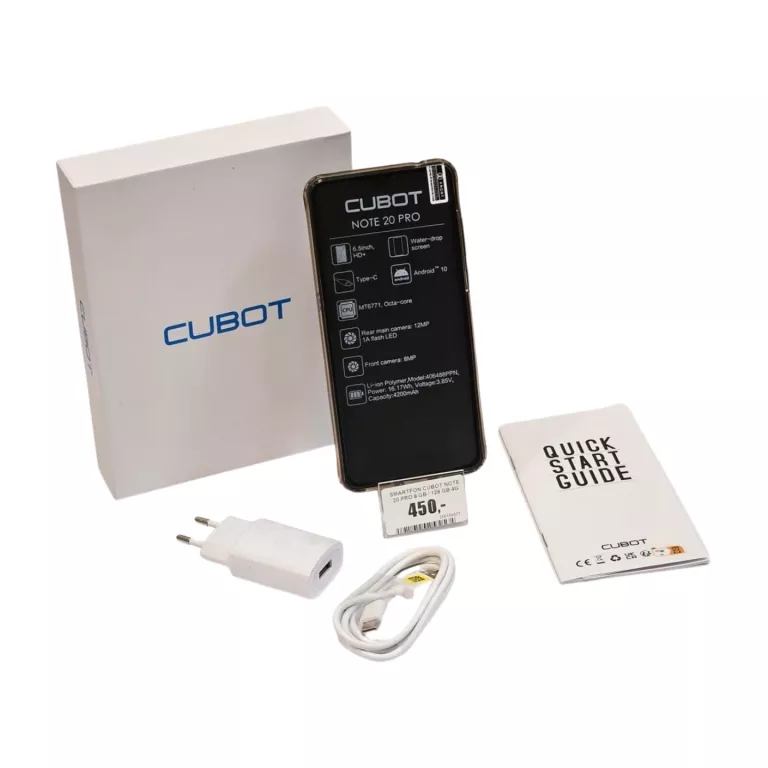 SMARTFON CUBOT NOTE 20 PRO 8 GB / 128 GB 4G (LTE) CZARNY
