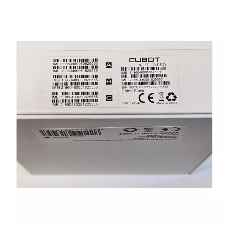 SMARTFON CUBOT NOTE 20 PRO 8 GB / 128 GB 4G (LTE) CZARNY