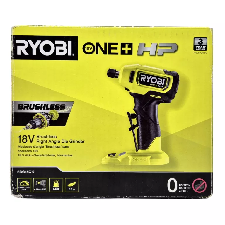 SZLIFIERKA PROSTA RYOBI RDG18C-0 - RYOBI ONE+ HP