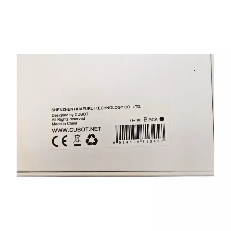 SMARTFON CUBOT NOTE 20 PRO 8 GB / 128 GB 4G (LTE) CZARNY