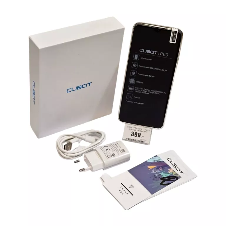 SMARTFON CUBOT P60 6 GB / 128 GB CZARNY