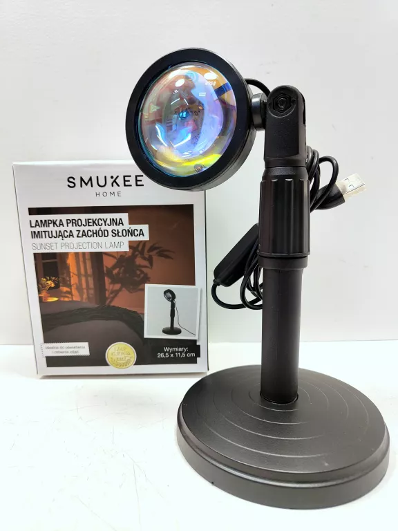 LAMPKA PROJEKCYJNA IMITUJĄCA ZACHÓD SŁOŃCA SMUKEE