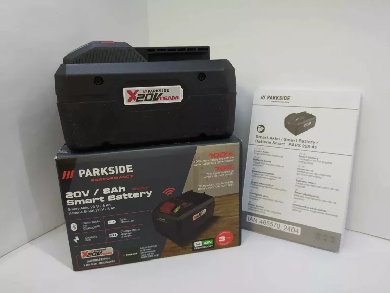 AKUMULATOR PARKSIDE SMART BATTERY 20 V 8 AH