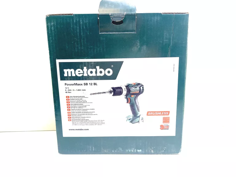 WIERTARKO WKRĘTARKA UDAROWA METABO POWERMAXX SB 12 BL
