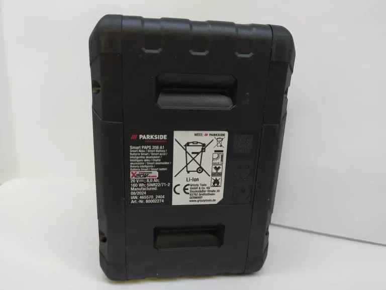 AKUMULATOR PARKSIDE SMART BATTERY 20 V 8 AH