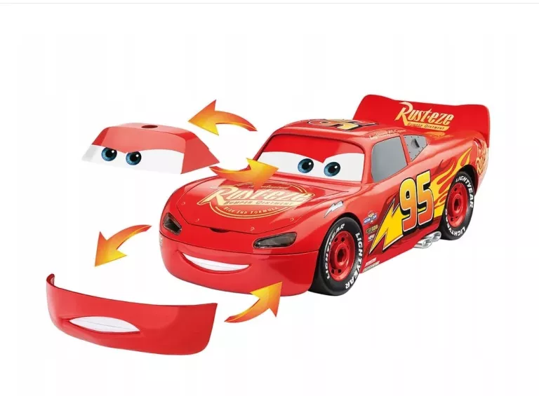 REVELL CARS - PIERWSZY ZESTAW KONSTRUKCYJNY - LIGHTNING MCQUEEN