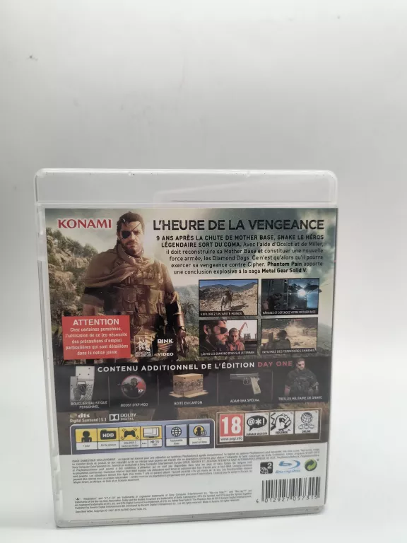METAL GEAR SOLID V THE PHANTOM PAIN PS3