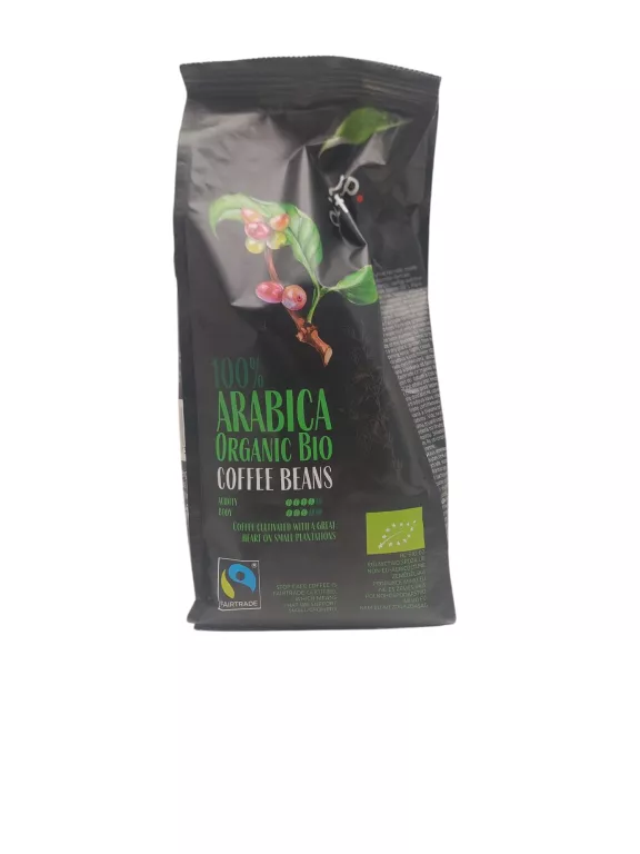 KAWA ZIARNISTA 250 G ARABICA ŚWIEŻO PALONA 100% BIO ORGANIC STOP CAFE