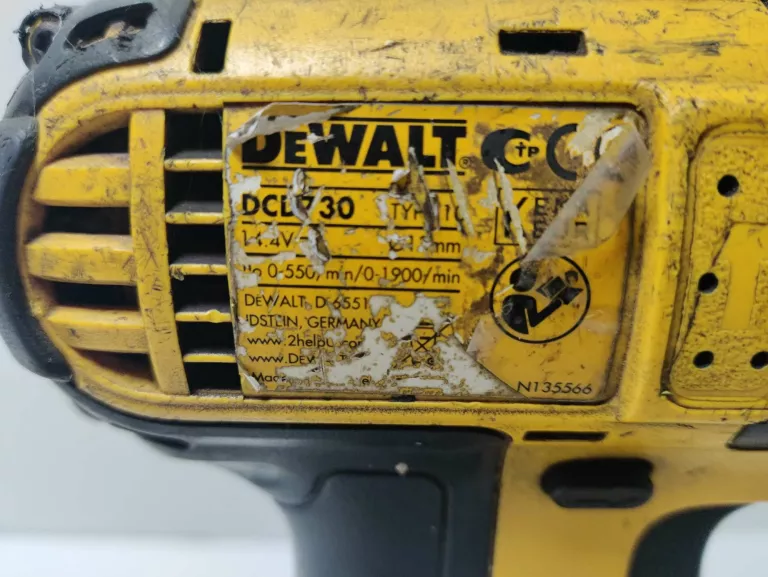 WKRĘTARKA DEWALT DCD 730 + AKU 1.5 AH + ŁADOWARKA