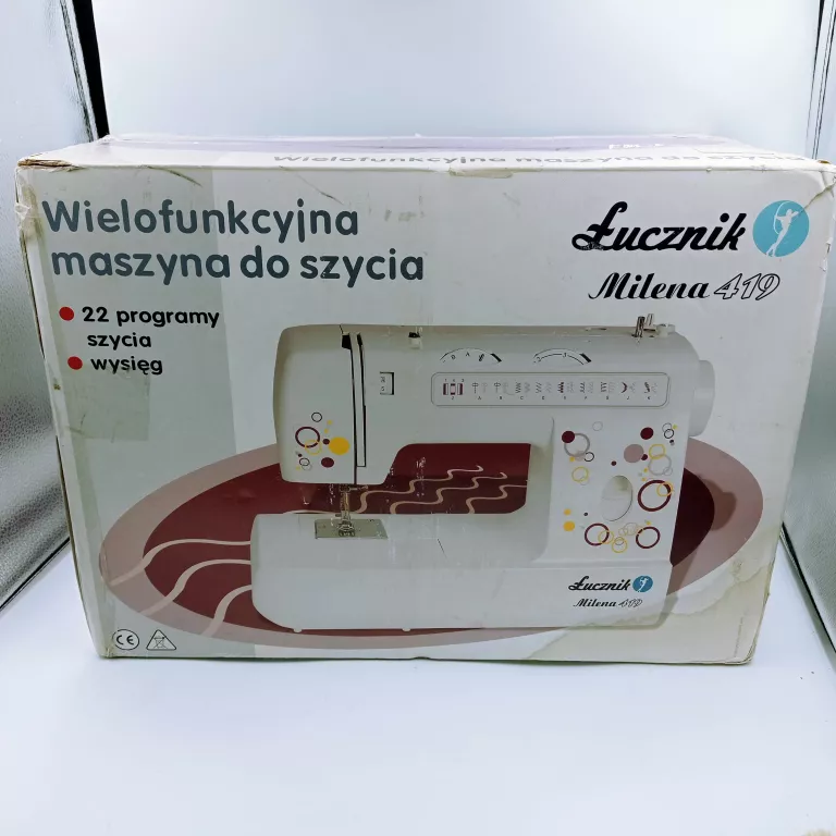MASZYNA DO SZYCIA ŁUCZNIK MILENA II 419 22 ŚCIEGI
