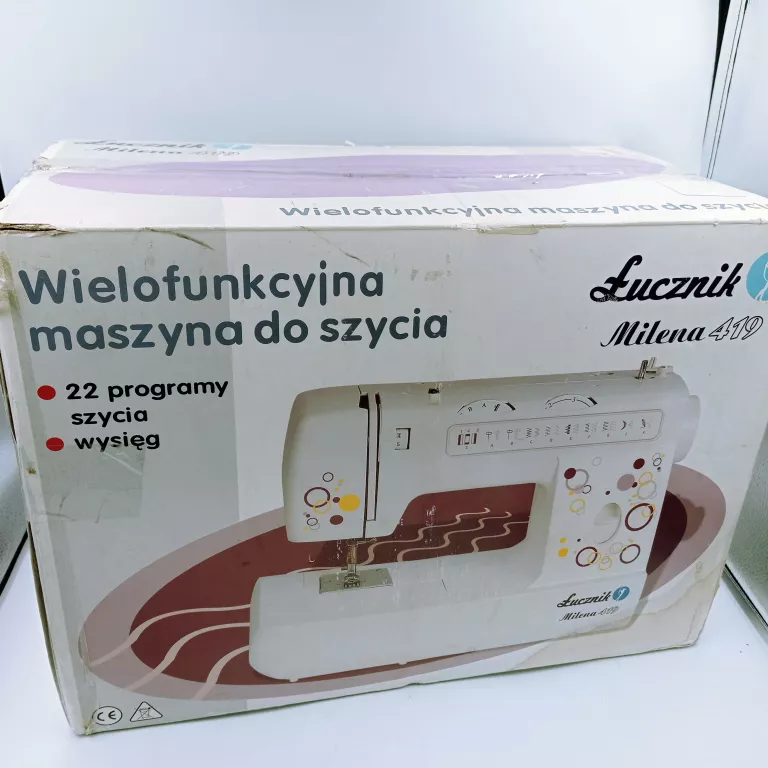 MASZYNA DO SZYCIA ŁUCZNIK MILENA II 419 22 ŚCIEGI