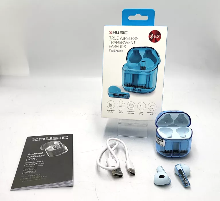 SŁUCHAWKI BEZPRZEWODOWE XMUSIC TWS760B
