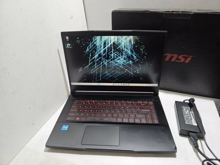 LAPTOP MSI THIN GF63 15,6" I5-11400H 8GB/512GB SSD RTX 3050 GWAR
