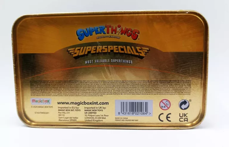 SUPER ZINGS THINGS ZŁOTA PUSZKA 9 FIGUREK SERIA 4 KID KAZOOM FIGURKI