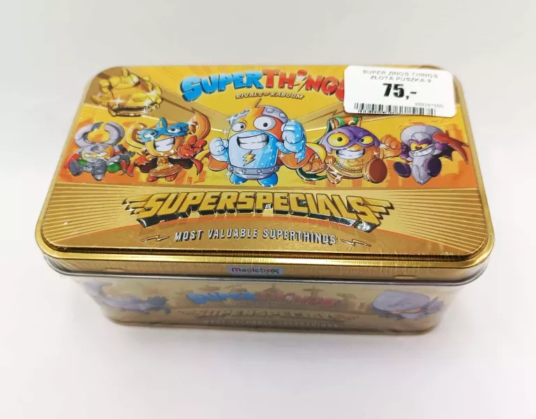 SUPER ZINGS THINGS ZŁOTA PUSZKA 9 FIGUREK SERIA 4 KID KAZOOM FIGURKI