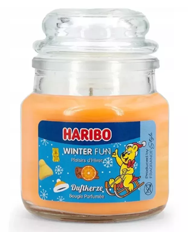 MAŁA ŚWIECA WINTER FUN HARIBO 85G