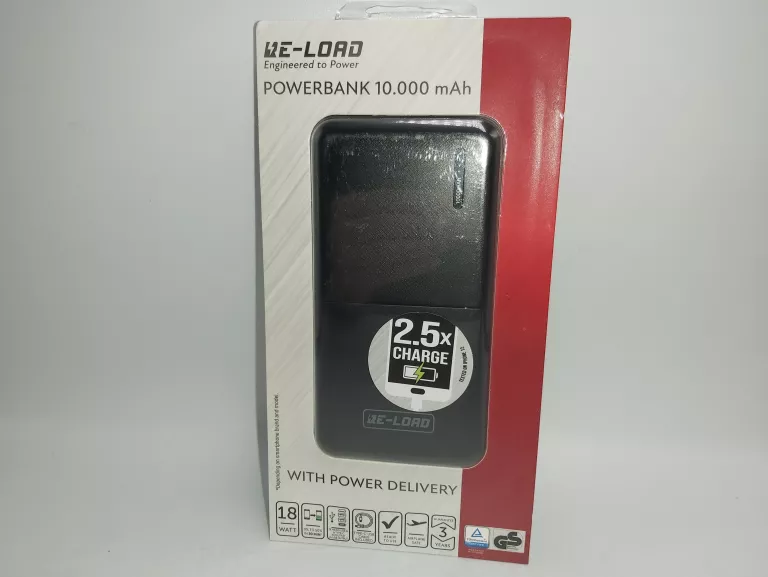 POWERBANK RE-LOAD 10000 MAH CZARNY