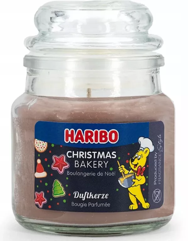 MAŁA ŚWIECA CHRISTMAS BAKERY HARIBO FABRYCZNIE ZAPAKOWANA