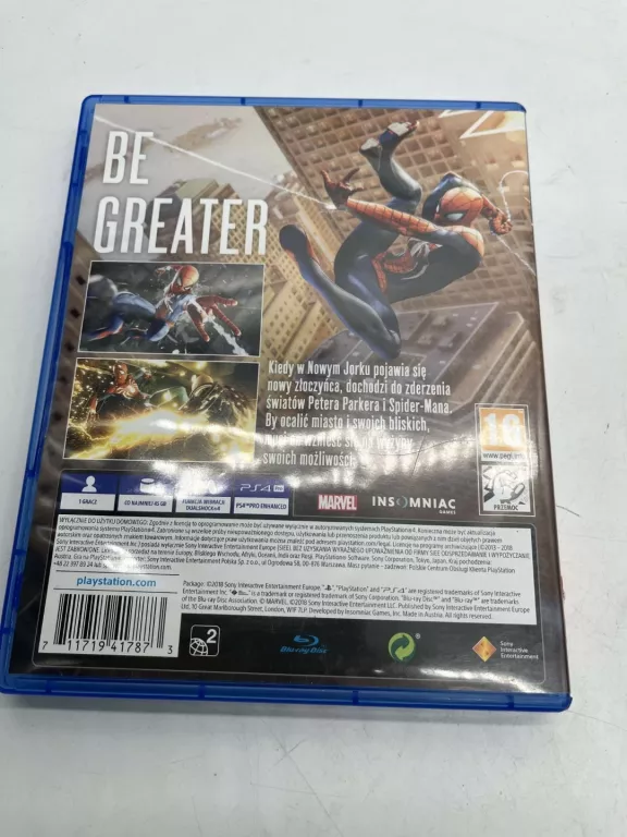 GRA PS4 SPIDER-MAN PL