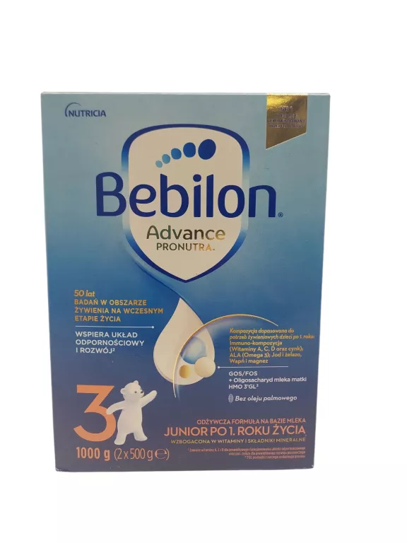 BEBILON 3 ADVANCE PRONUTRA JUNIOR PO 1 ROKU 1000 G