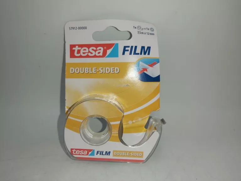 DWUSTRONNA TAŚMA SAMOPRZYLEPNA TESA FILM 7,5 M X 12 MM