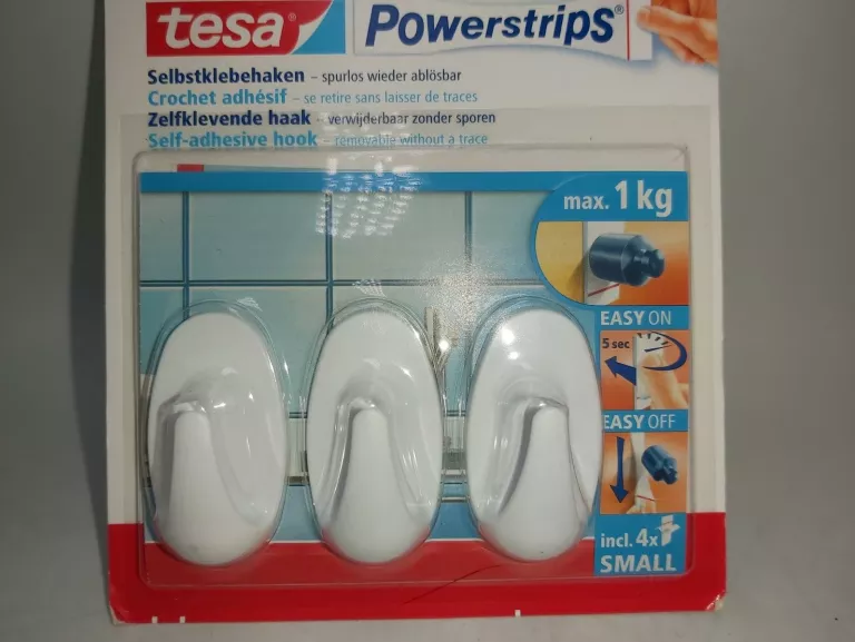 HACZYKI TESA POWERSTRIPS HACZYKI 3 SZT