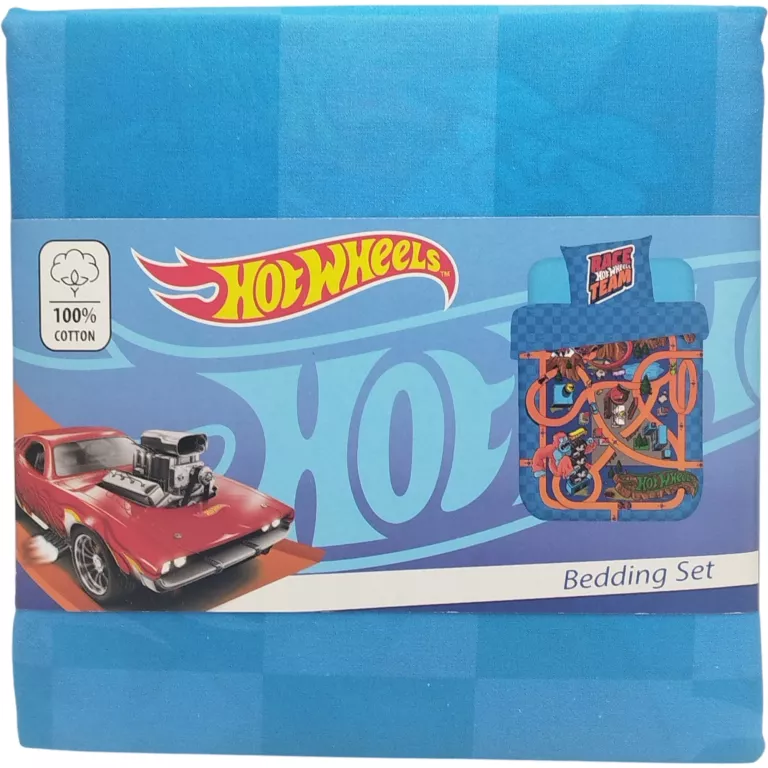 KOMPLET POŚCIELI HOT WHEELS 50/60 140/240