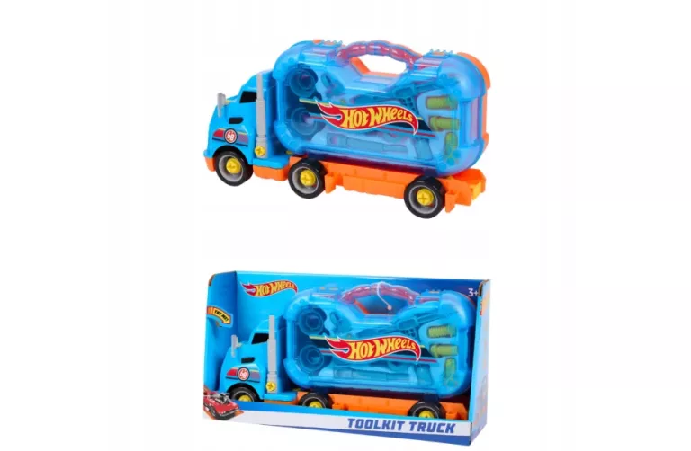 SAMOCHÓD WÓZEK NARZĘDZIOWY CIĘŻARÓWKA HOT WHEELS MAŁY MAJSTERKOWICZ PREZEN
