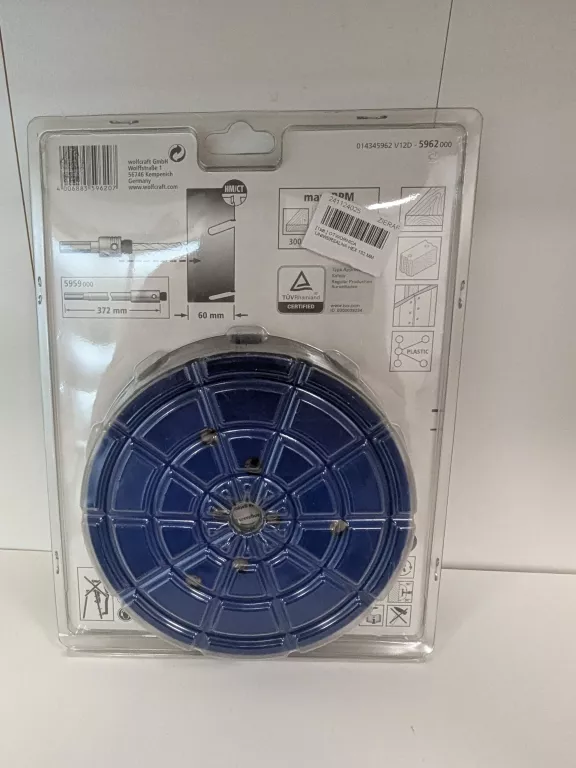 OTWORNICA UNIWERSALNA HEX 152 MM 5962000 WOLFCRAFT