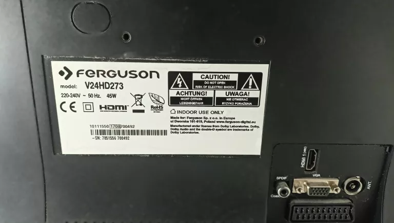TELEWIZOR FERGUSON V24HD273