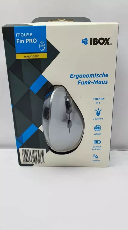MYSZKA BEZPRZEWODOWA IBOX MOUSE FIN PRO #IGŁA