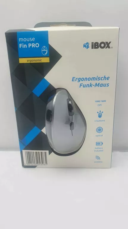 MYSZKA BEZPRZEWODOWA IBOX MOUSE FIN PRO #IGŁA