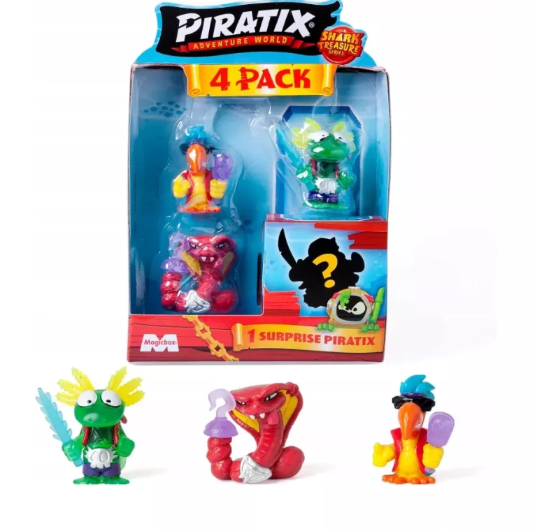 MAGICBOX - PIRATIX SERIA 2 - SHARK TREASURE - 4-PACK - ZESTAW 4 FIGUREK 84