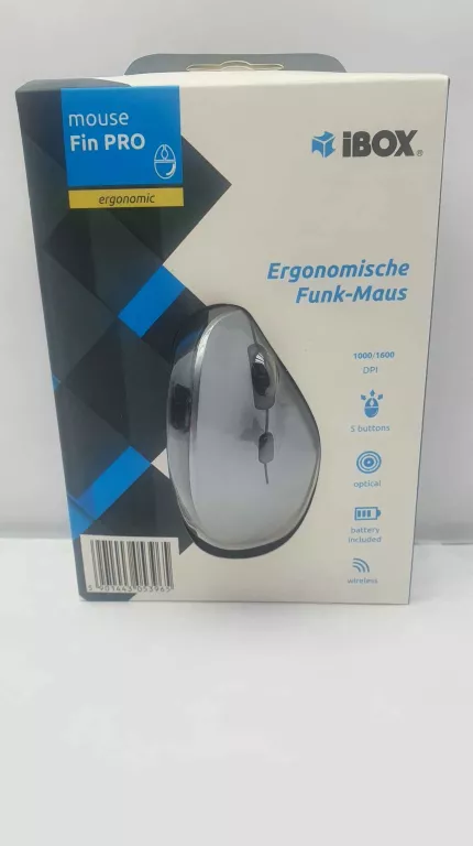 MYSZKA BEZPRZEWODOWA IBOX MOUSE FIN PRO #IGŁA