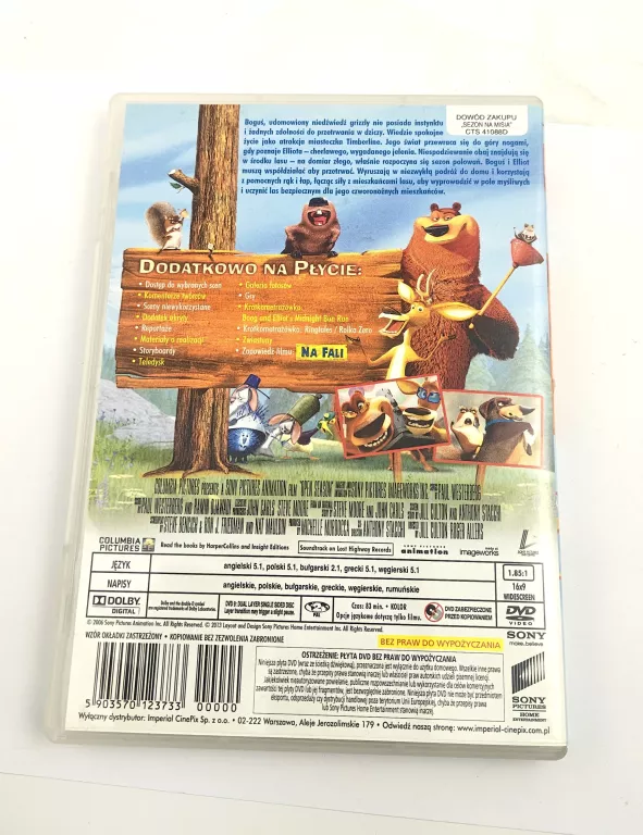 PŁYTA DVD SEZON NA MISIA
