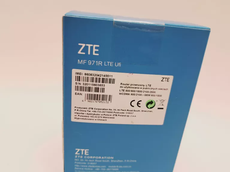 ROUTER MOBILNY ZTE LTE MF971R