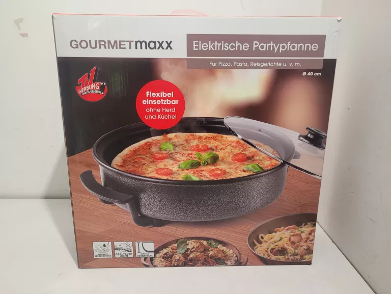 PATELNIA ELEKTRYCZNA GOURMETMAXX MODEL 12316 ZESTAW JAK NOWY