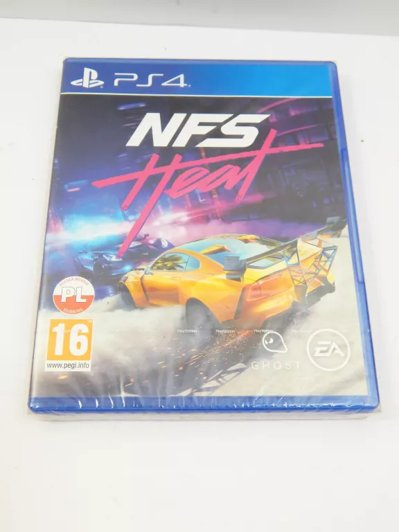 NEED FOR SPEED HEAT PS4 / WYŚCIGI / GRA NA PŁYCIE / POLSKI DUBBING /